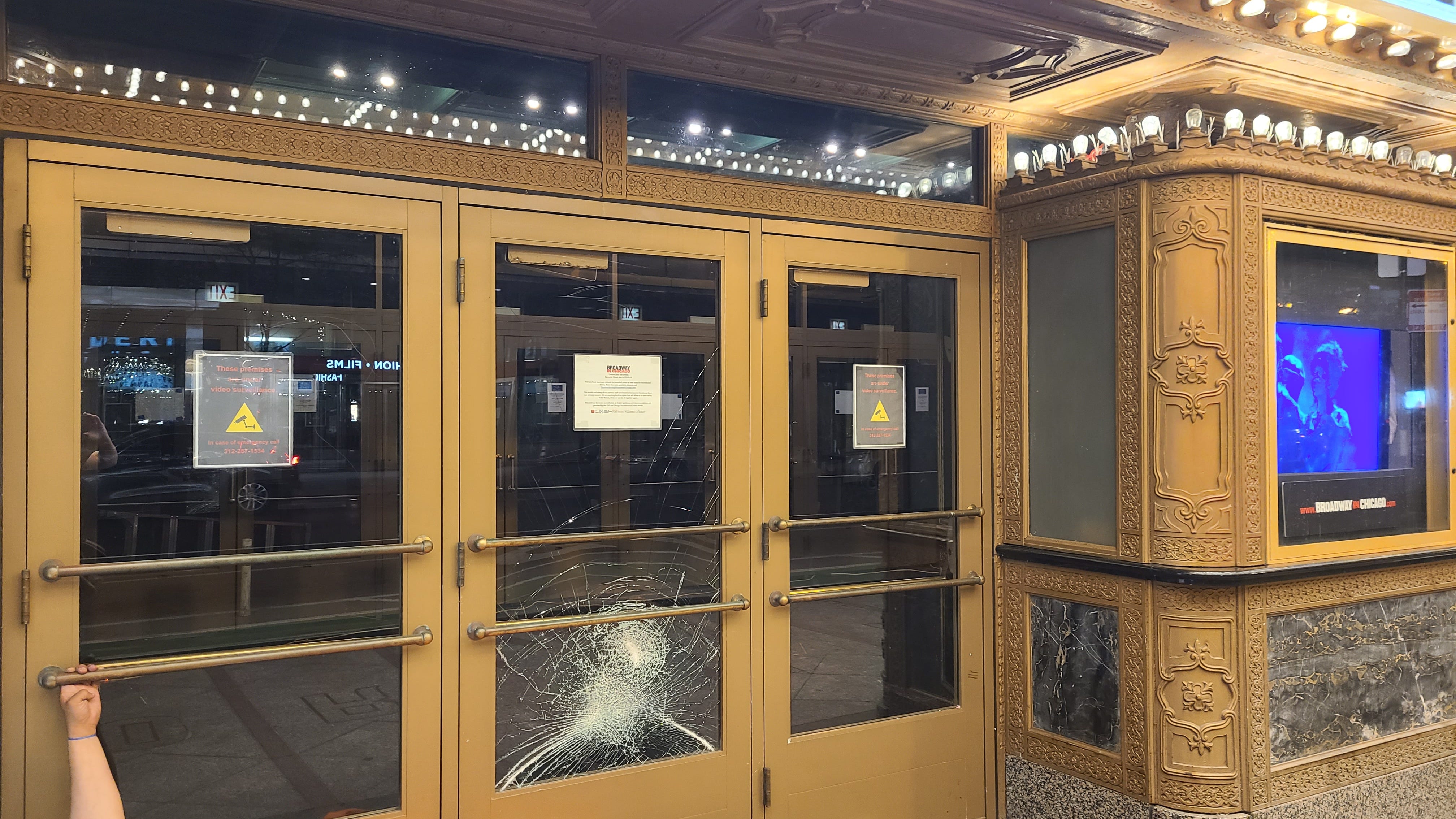 Chicago’s Nederlander Theatre vandalized; witness says suspect was having mental health episode