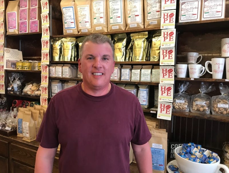 Anthony Anastasio, fourth-generation owner of Anthony's Italian Coffee. 