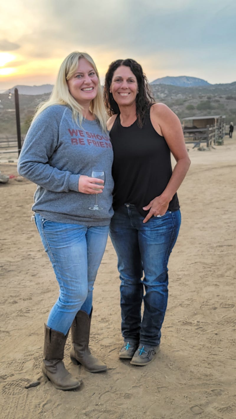 K-Frog's Pepper and Jen Sale of Sale Ranch Animal Sanctuary