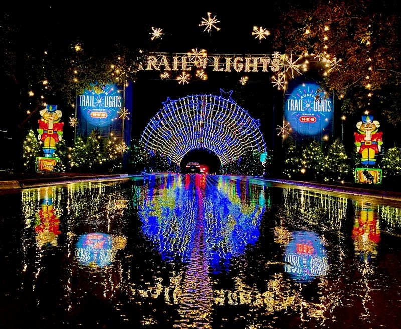 Trail of lights