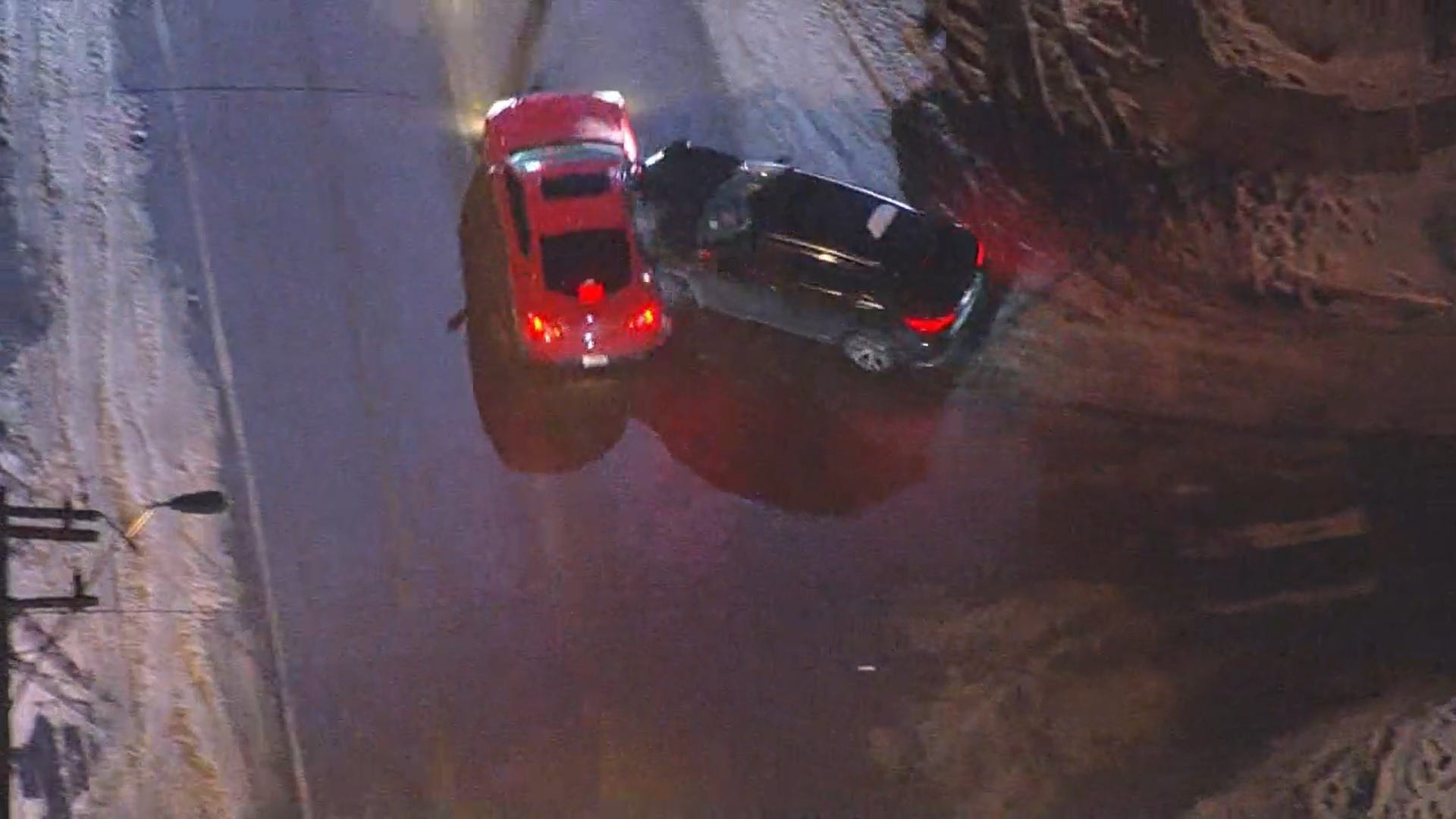 Suspected carjacker crashes 2 vehicles before Philadelphia police catch him