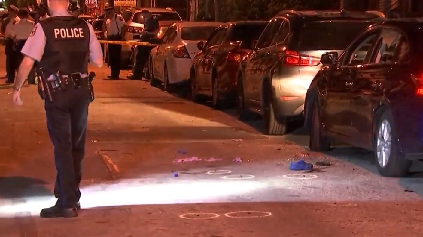 7 killed by gunfire over 7 1/2 hours in Philadelphia