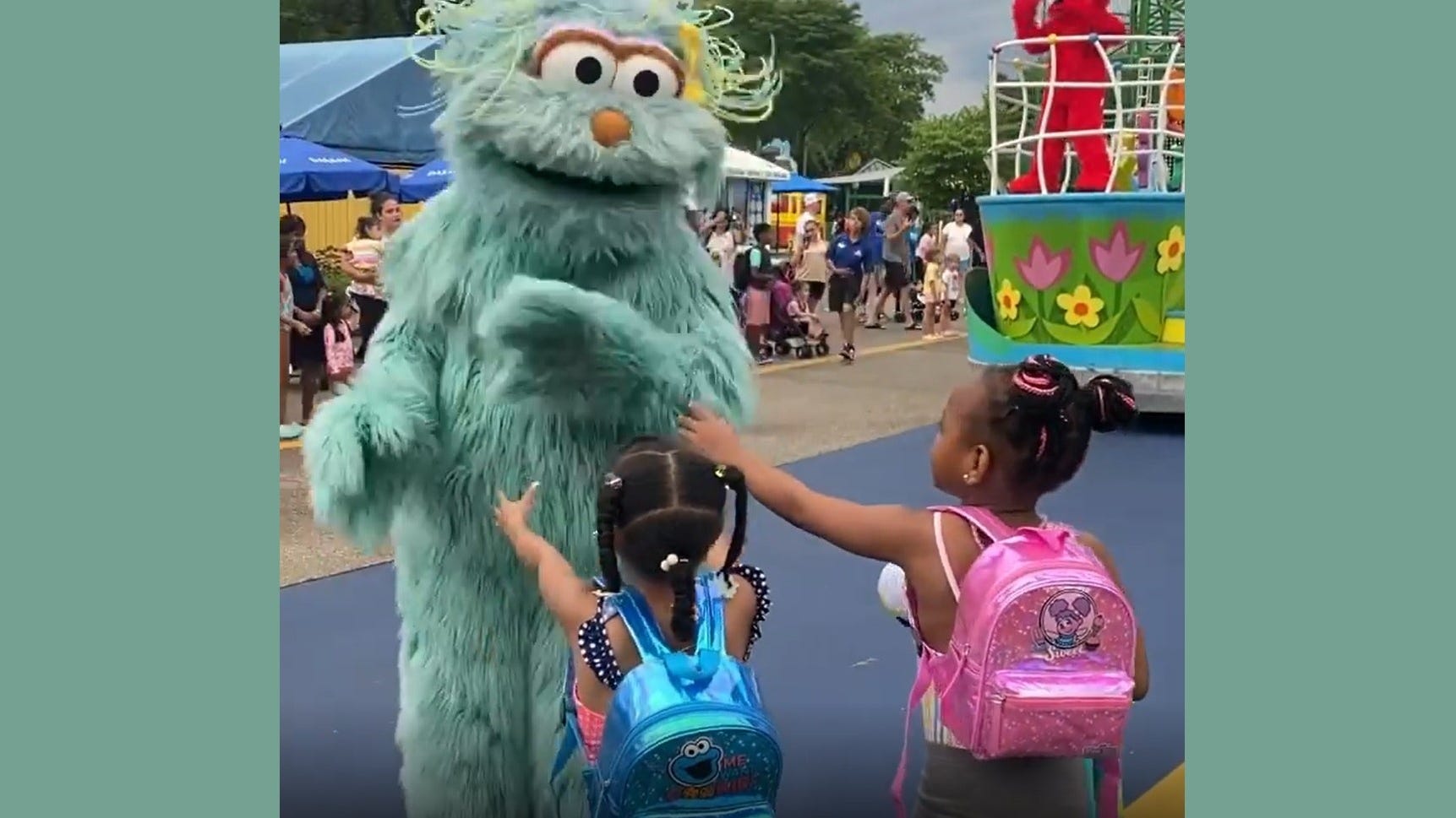 WATCH: Woman claims Sesame Place character snubbed 2 Black girls