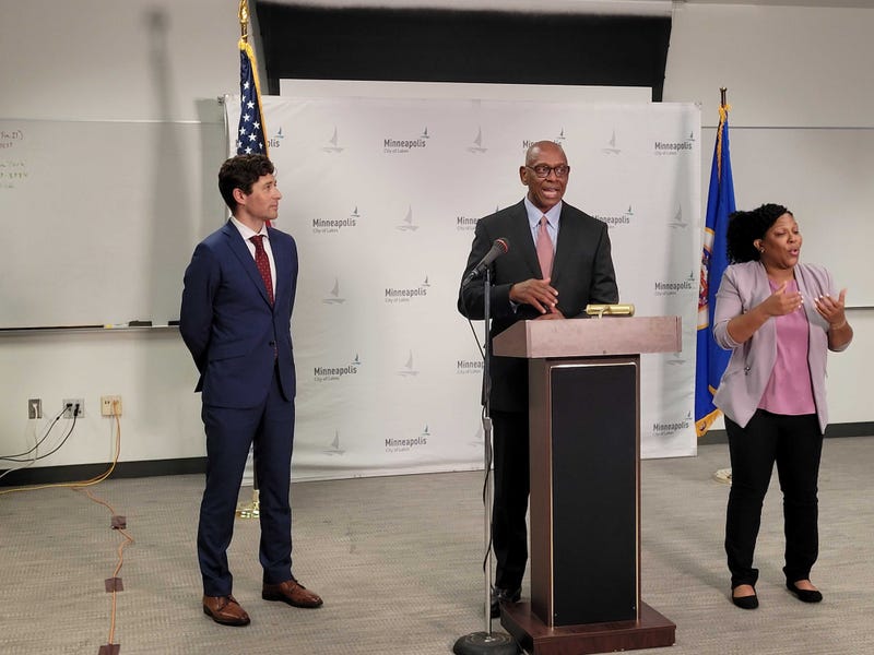 Dr. Cedric Alexander during a press conference after his confirmation last week.