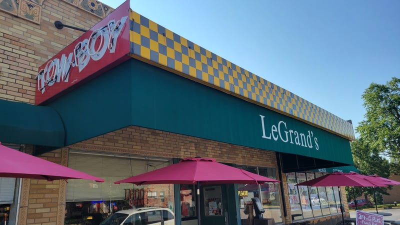 The Tom-Boy sign at LeGrand's Market reflects on days gone by in St. Louis