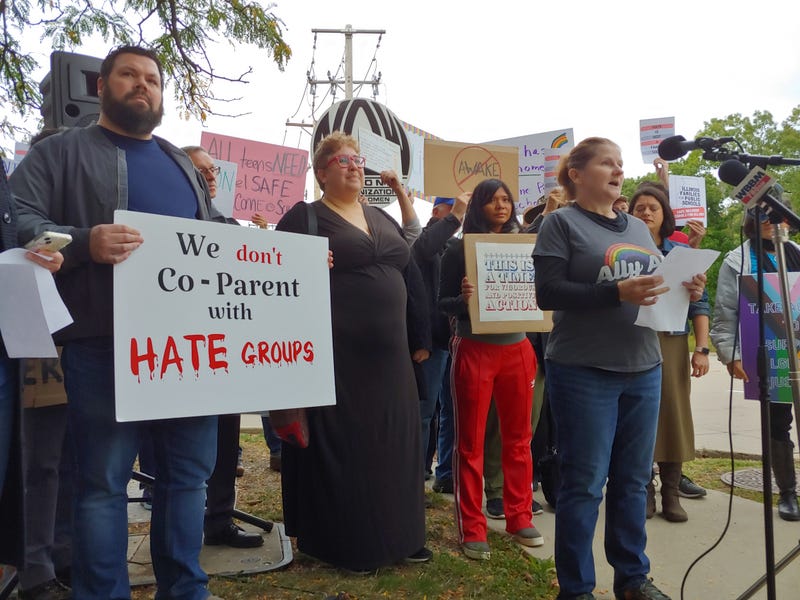 Group of people protesting