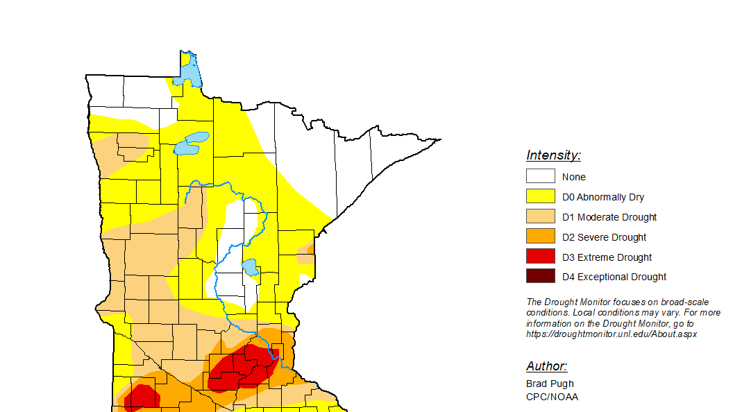 Parts of the Twin Cities in extreme drought which could be bad news come spring