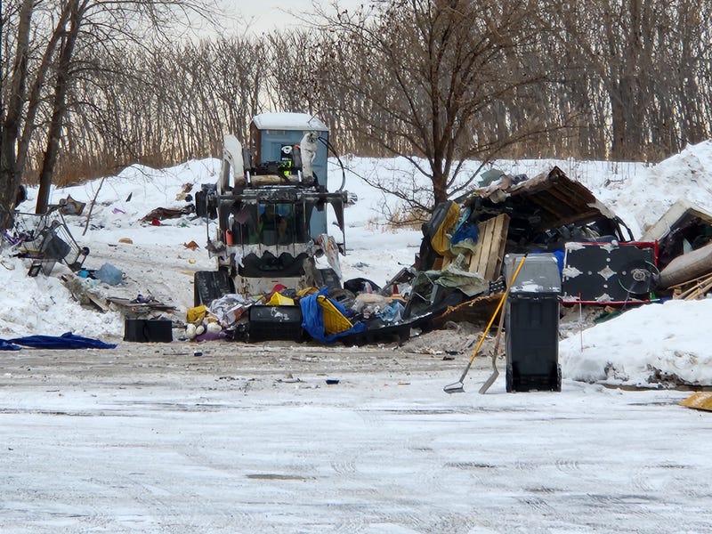 Homeless encampment