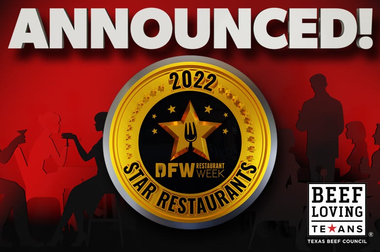 2023 DFW RESTAURANT WEEK STAR RESTAURANTS ANNOUNCED