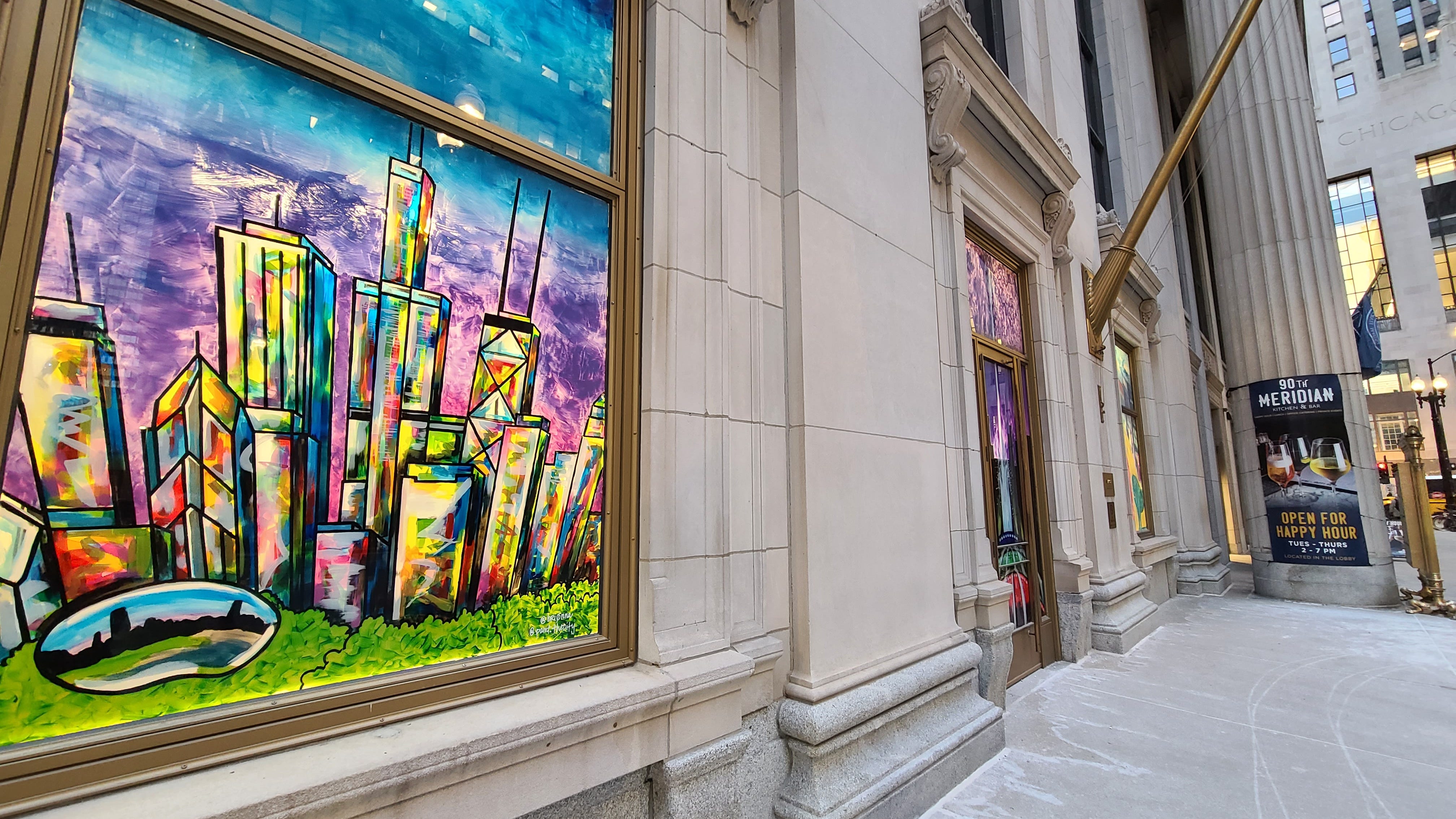 Art-inspired project has LaSalle Street Corridor glowing