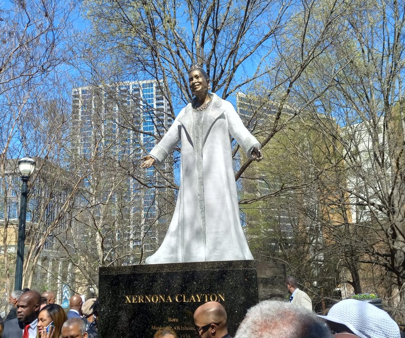 Xernona Clayton, Atlanta sculptures, Civil Rights