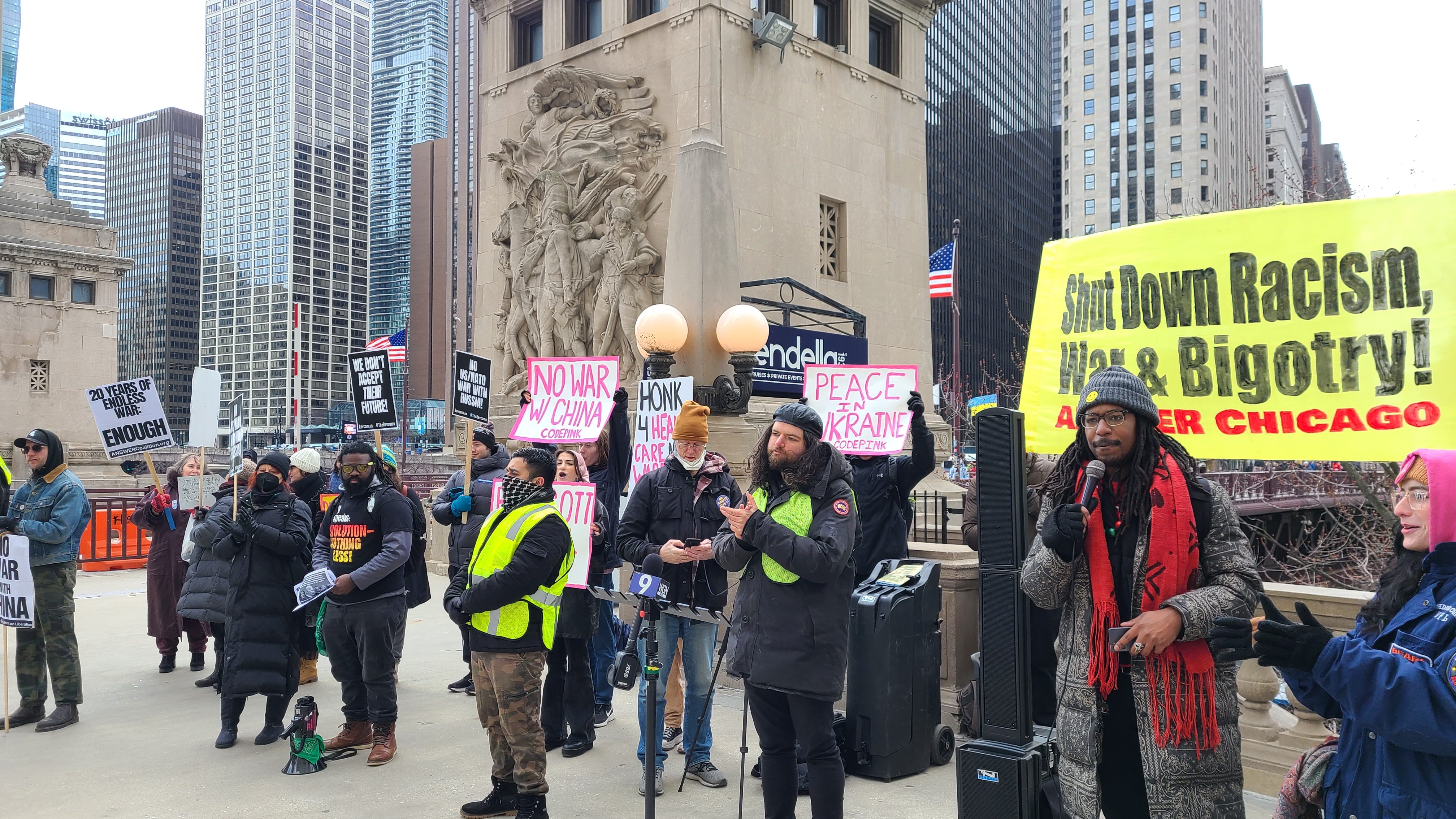 Anti-war coalition rallies 20 years after Iraq invasion: ‘Fund the people's needs, not the war machine’