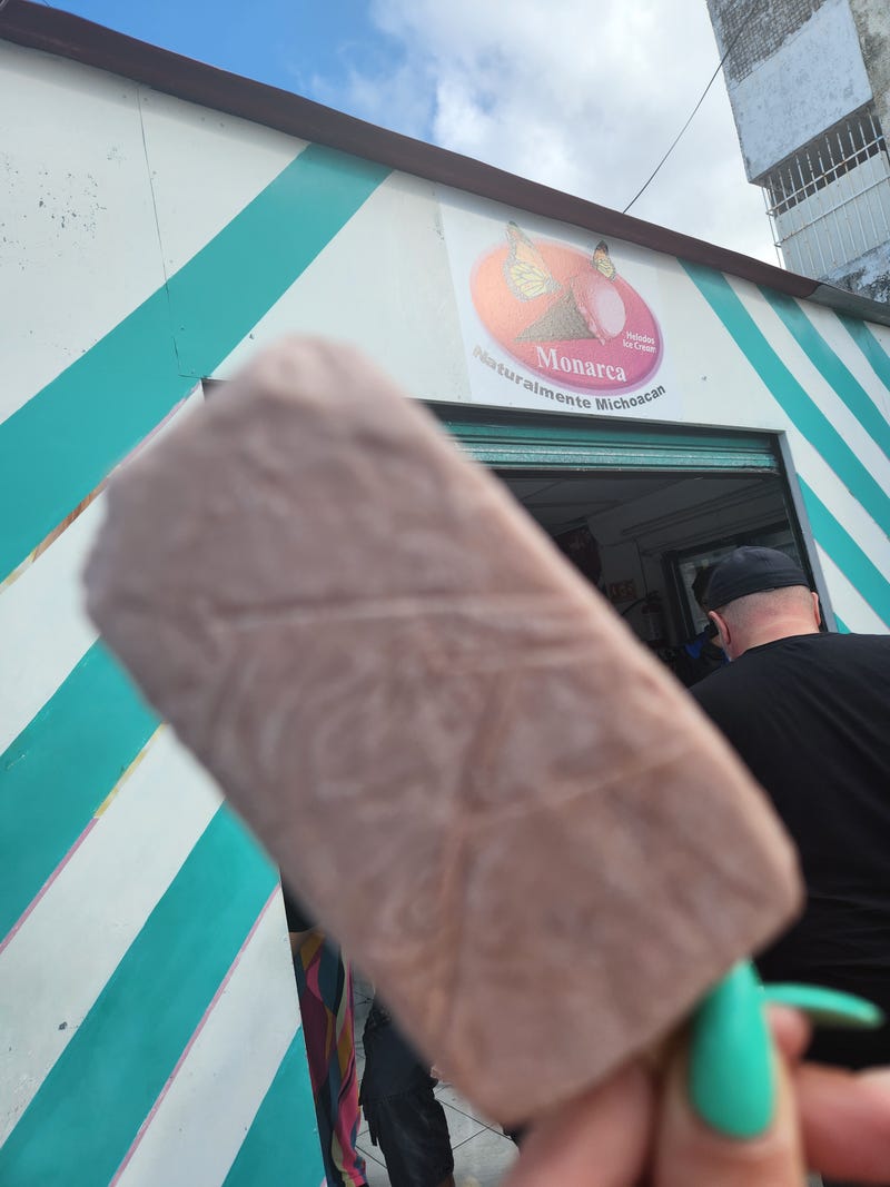 Dessert after exploring the Cancun Taco Tour