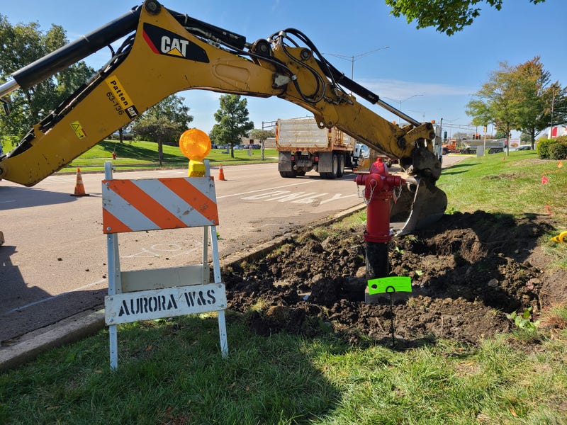 work on water lines