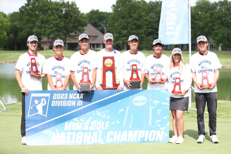 CMU NCAA Championship men's golf team