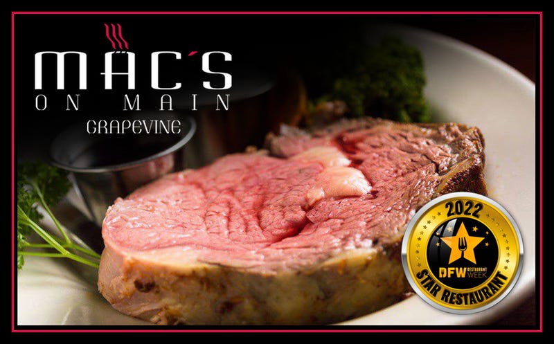 2022 STAR RESTAURANT -  MAC'S ON MAIN