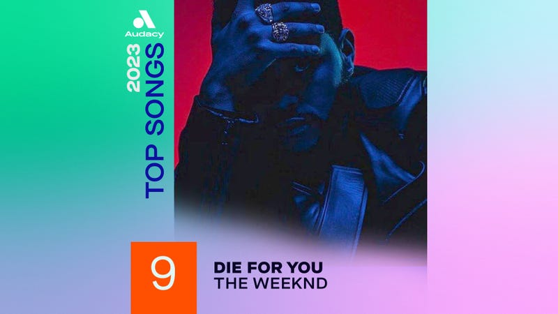 Audacy 2023 Top Songs - 9 "Die For You" The Weeknd