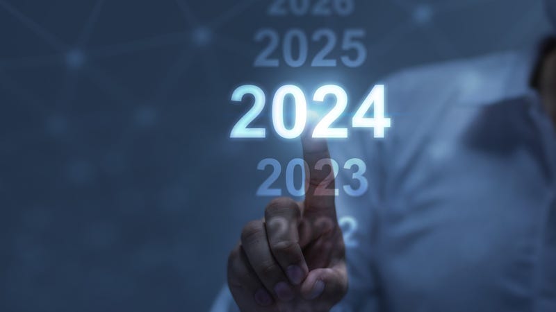 2024 Business and politics concept - stock photo