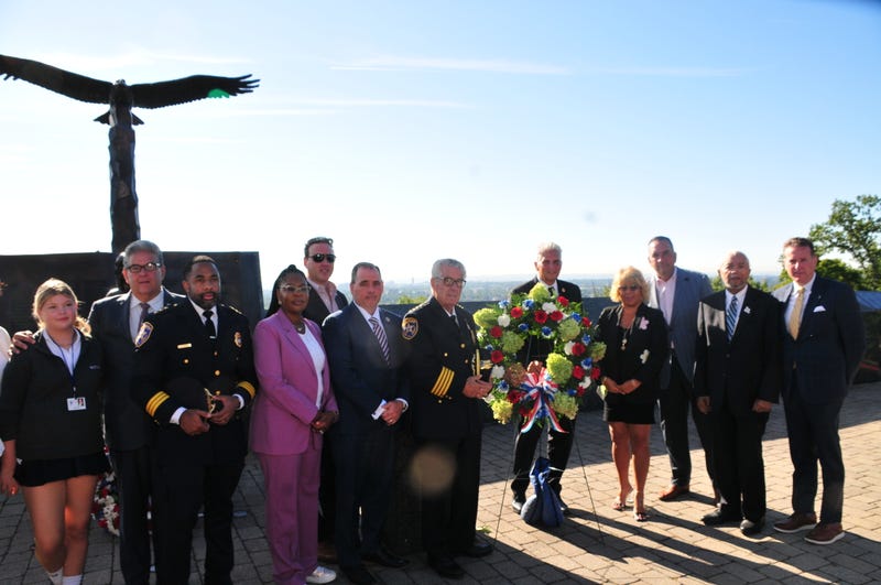 The ceremony was held Wednesday at the Essex County Eagle Rock September 11th Memorial