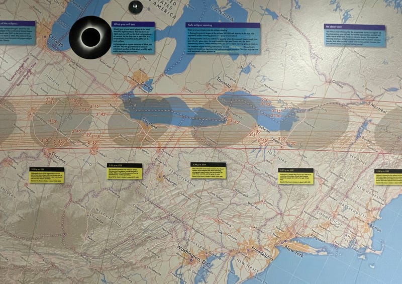 2024 Total Solar Eclipse track