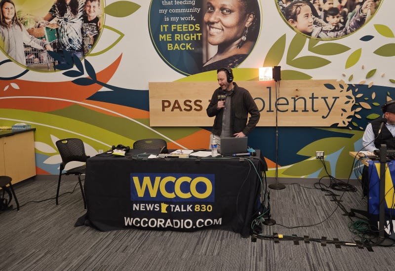 Jason DeRusha, Second Harvest, Let's Kick Hunger, WCCO, Radiothon