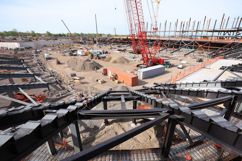 Highmark Stadium construction