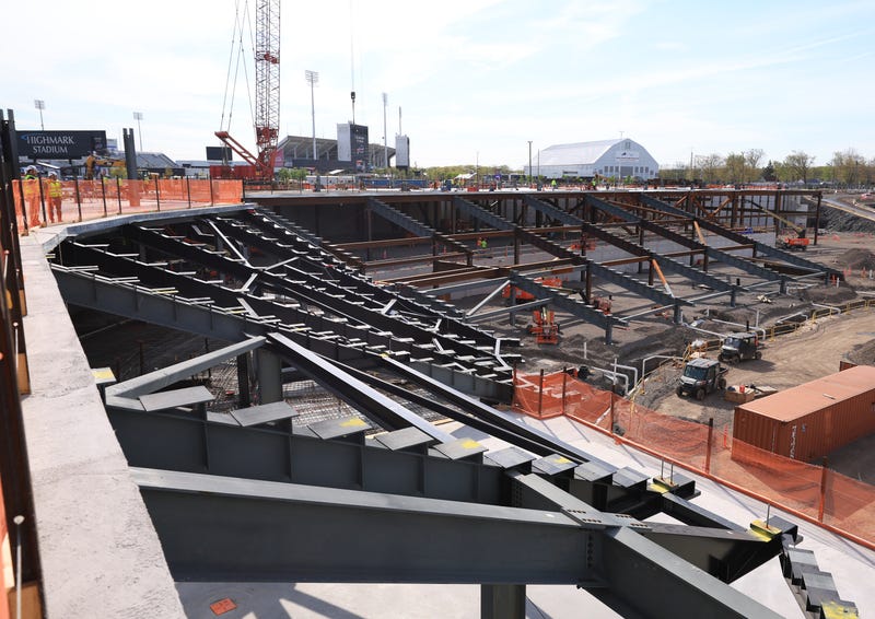 Highmark Stadium construction