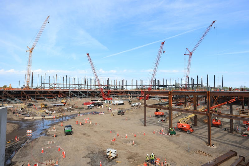Highmark Stadium construction
