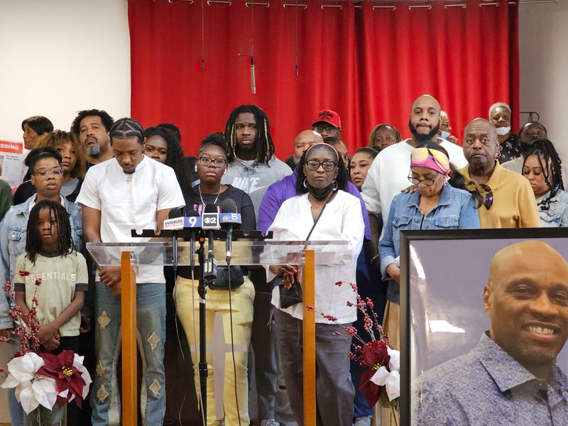 Family, church community of missing Warren Beard hold press conference.
