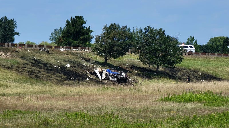 Skydiving plane wreckage