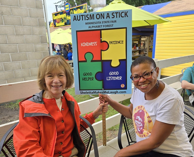 Autism activist Sheletta Brundidge wants to help Minnesota children better understand their classmates with autism, and she will use a fun, free, original craft activity at the Minnesota State Fair to do it.