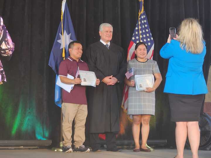 Naturalization ceremony