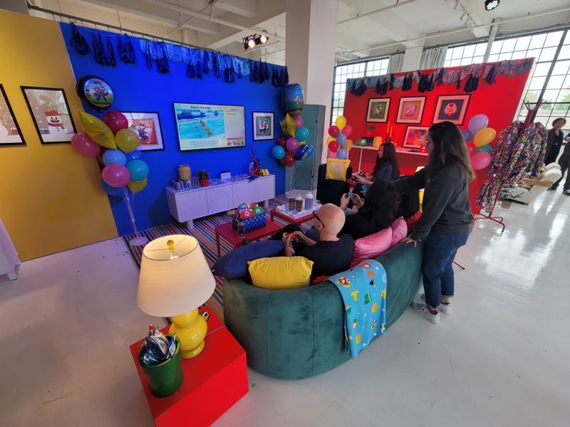 At the Nintendo Holiday Tour in September 2024 in Chelsea.