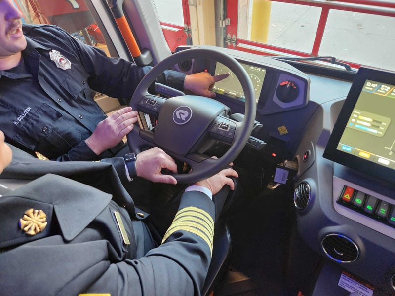 The St. Paul Fire Department got to show off their new all-electric toy on Friday as their new engine went into service for the first time.