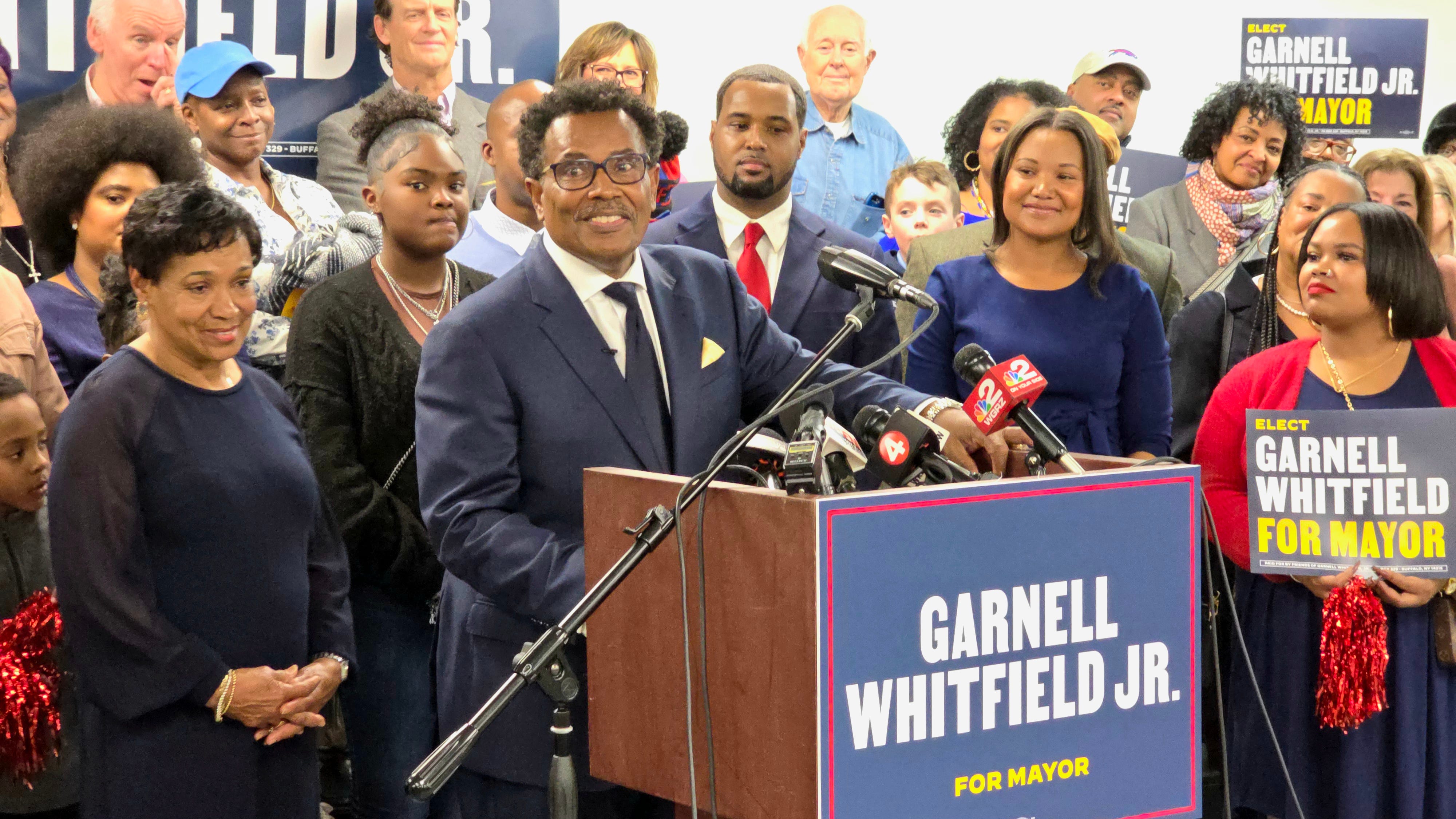 Former Fire Commissioner Garnell Whitfield Jr. announces run for Buffalo Mayor