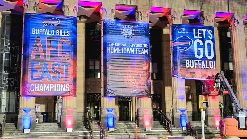 City Hall Bills banners