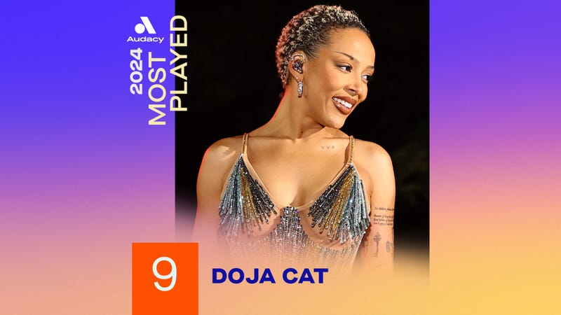 Audacy's 2024 Most Played Artists - Doja Cat