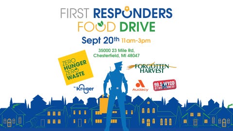 First Responders Food Drive