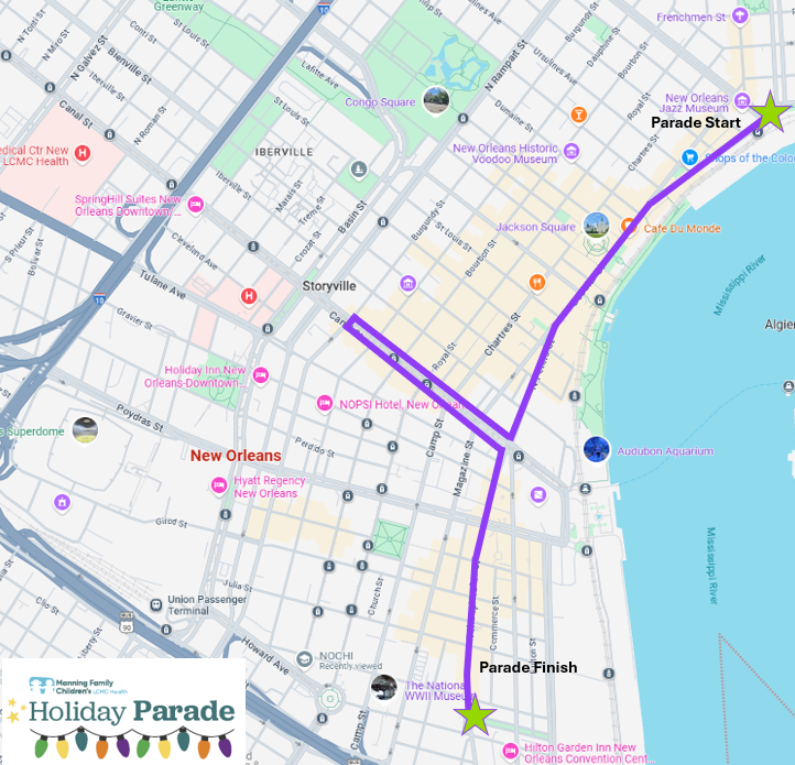 Holiday Parade Route