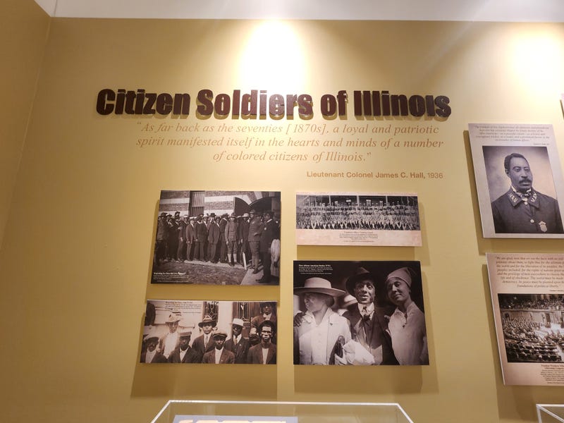 Citizen Soldiers of Illinois exhibit at the DuSable Black History Museum