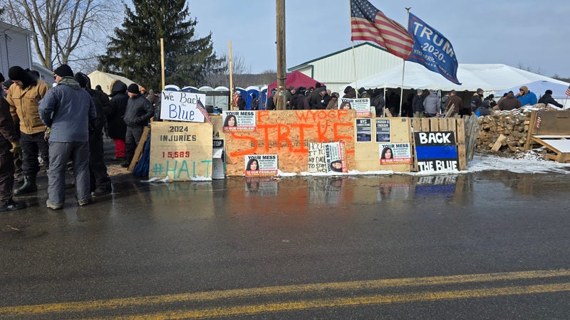 Attica corrections officers striking