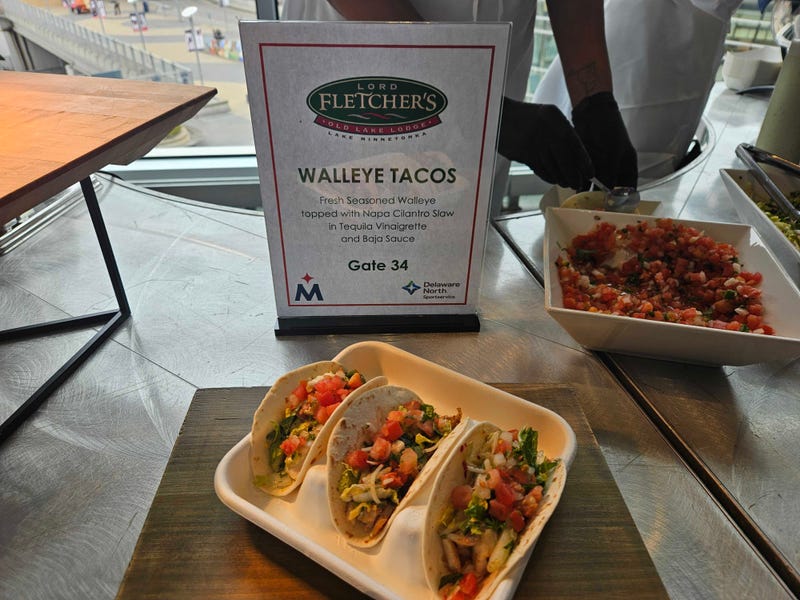 Target Field food.