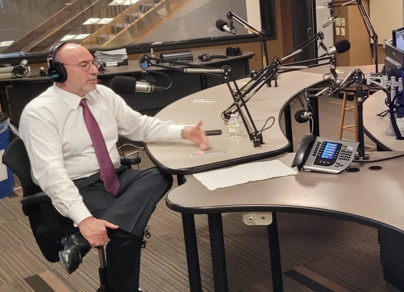 Former United States Attorney for Minnesota, Andrew Luger, in the WCCO Radio studios with Chad Hartman on Tuesday, May 6, 2025.