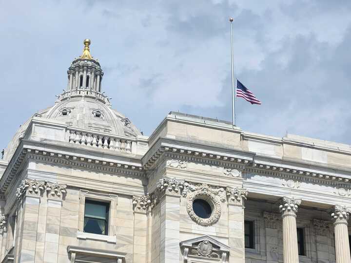 State capitol flag