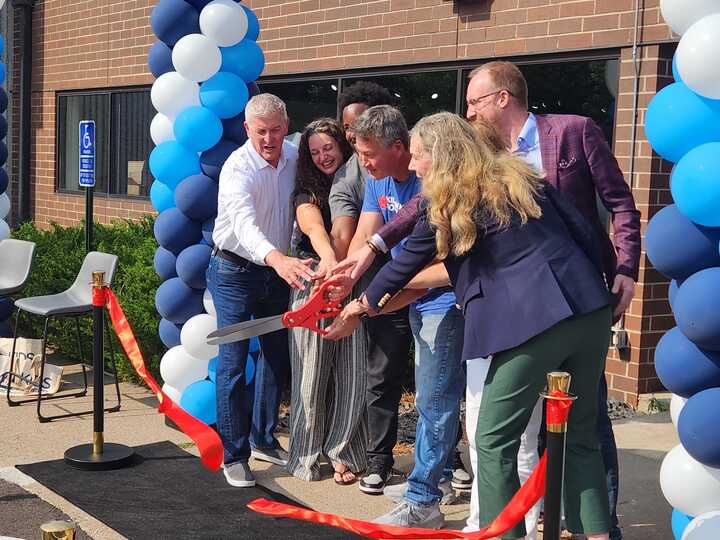 Ribbon cutting at Kids in Need Foundation