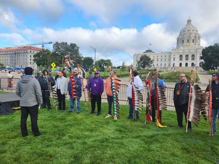 Flag raising ceremony