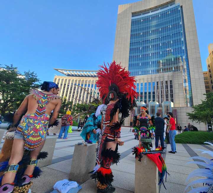 Protest at federal courthouse