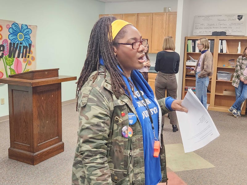 Union leader Marcia Howard.