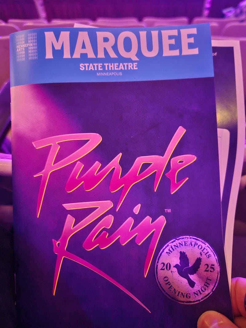 Purple Rain runs at the historic State Theatre in downtown Minneapolis now through November 23.
