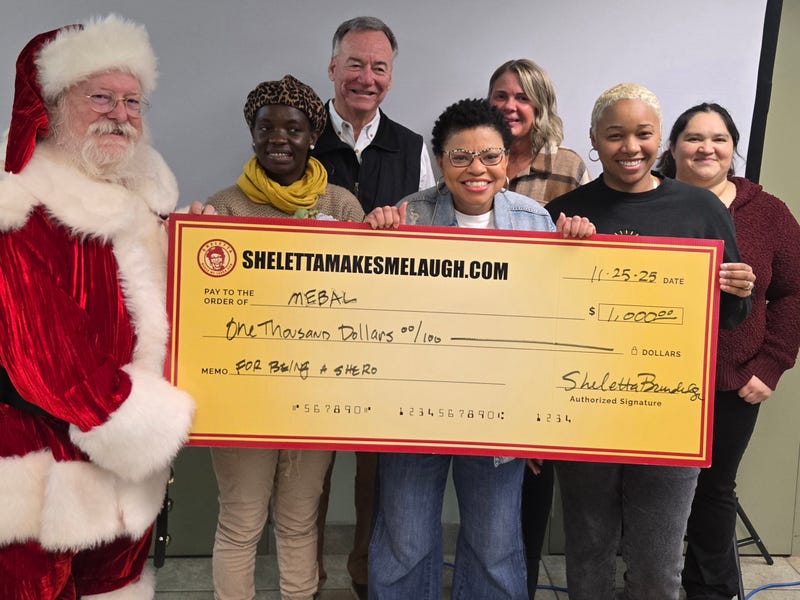 Twin Cities resident Mebal Kaanyi, a bus driver, saw a 4-year-old boy run toward Lake Owasso and ended up pulling him from the water. WCCO's Sheletta Brundidge heard about the rescue, and surprised Kaany with bouquet of flowers from neighboring business Hilltop Dental, and a check for $1,000.